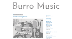 Desktop Screenshot of burromusic.com